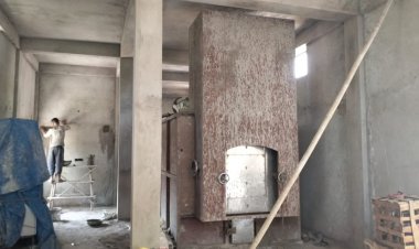 पहाड़गंज श्मशान घाट पर विद्युत शवदाह गृह तैयार