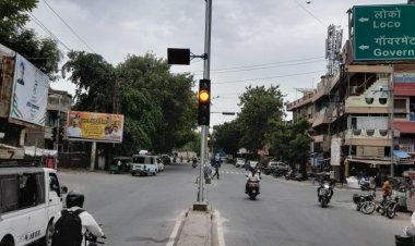 शहर में स्मार्ट ट्रैफिक कंट्रोल सिस्टम लगाने का कार्य आरंभ