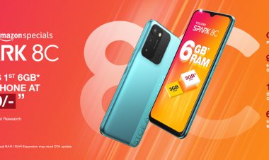 Tecno ने भारत का पहला 6GB* RAM और 90Hz रिफ्रेश रेट वाला स्मार्टफोन, TECNO SPARK 8C को 7499 रु. की विशेष कीमत पर लॉन्च किया