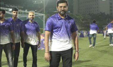 बायो-बबल में मुंबई इंडियंस चैंपियन:13 हजार स्क्वायर फीट में बनाया MI एरिना, रोहित की पुष्पा स्टाइल में एंट्री, बुमराह ने की फायरिंग