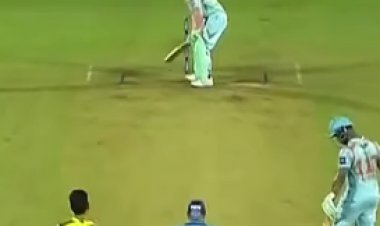 आयुष बदोनी के SIX से महिला घायल: शिवम दुबे की गेंद पर लखनऊ के बल्लेबाज ने मारा ऐसा शॉट, फैन के सिर पर जा लगी गेंद