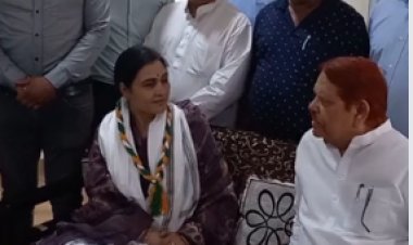 अजमेर पहुंची अर्चना शर्मा: बोली- AAP कहीं की ईंट, कहीं का रोड़ा, कांग्रेस का विकल्प तो दूर केंडिडेट भी खड़े नहीं कर पाएगी