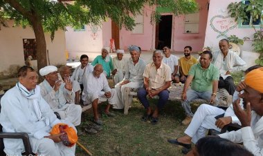 पूर्व विधायक बत्तीलाल मीणा ने नांगलशेरपुर सहित कई गांवो में किया जनसंपर्क