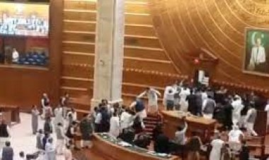 पंजाब असेंबली में हंगामा, नेताओं के बीच हुई मारपीट