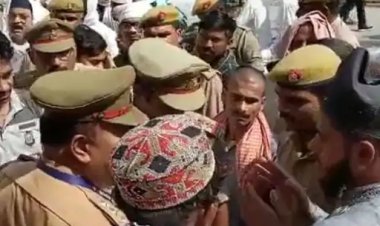 ज्ञानवापी मस्जिद सर्वे; वाराणसी पहुंची टीम को देखते ही हर-हर महादेव और अल्लाह-हू-अकबर के नारे लगे