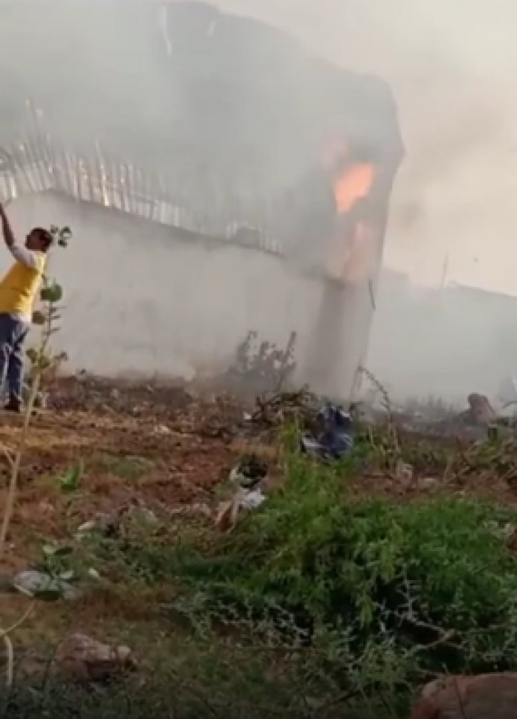 ऑयल फैक्ट्री में लगी भीषण आग: करीब ढाई घंटे तक जलती रही आग, एक करोड़ का नुकसान का अनुमान